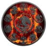 Stříbrná mince 1 Oz Golden Noir Series Burning Libertad 2023 Kolorováno