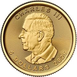 Zlatá mince 1/10 Oz Maple Leaf 2026