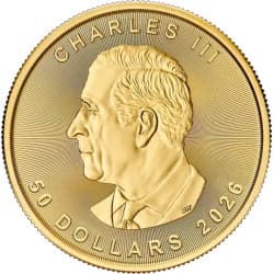 Zlatá mince 1 Oz Maple Leaf 2026