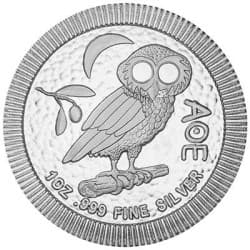 Stříbrná mince 1 Oz Sova z Athén různé roky
