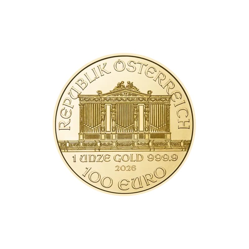 Zlatá mince 1 Oz Wiener Philharmoniker 2026