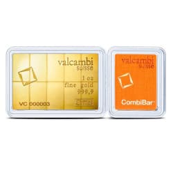 Zlatý slitek 10 x 3,11 g Valcambi Combibar