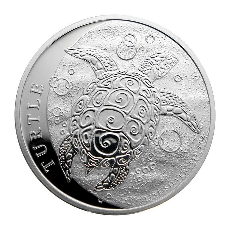 Stříbrná mince 1 Oz Turtle 2021