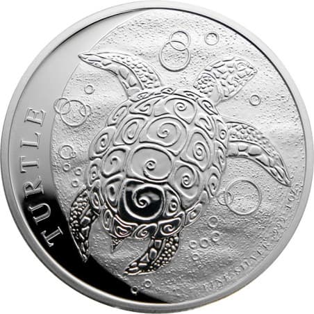 Stříbrná mince 1 Oz Turtle 2021