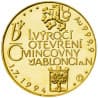 Zlatá medaile 1/4 Oz ČM 1 KČ 1994 Proof