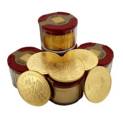 Tuba 10 x zlatá mince 1 Oz Wiener Philharmoniker různé roky