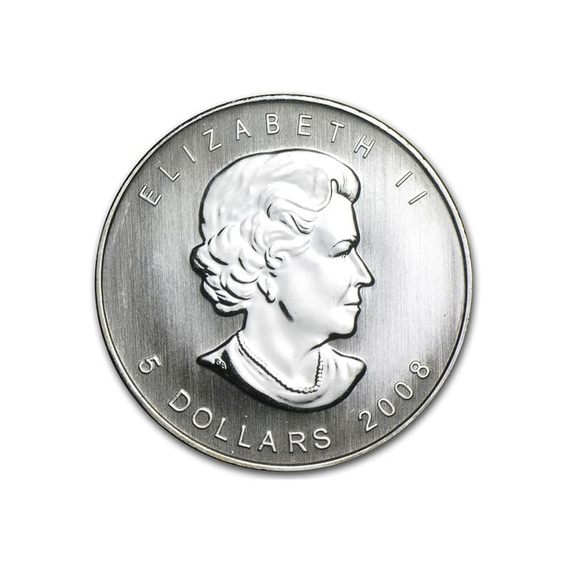 Stříbrná mince 1 Oz Maple Leaf 2008
