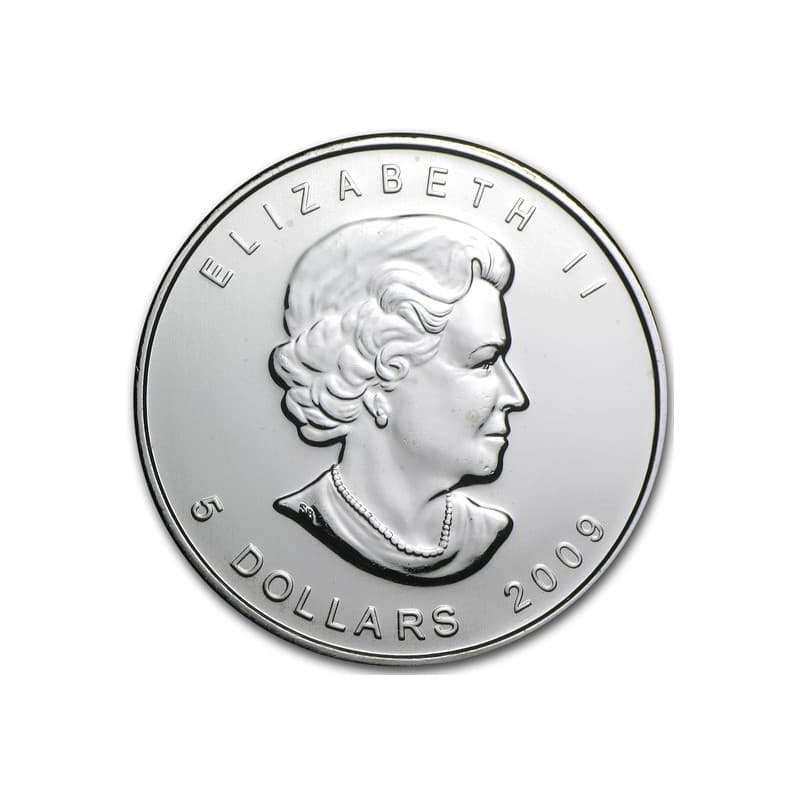 Stříbrná mince 1 Oz Maple Leaf 2009