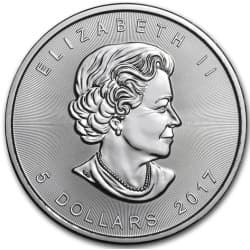 Stříbrná mince 1 Oz Maple Leaf 2017