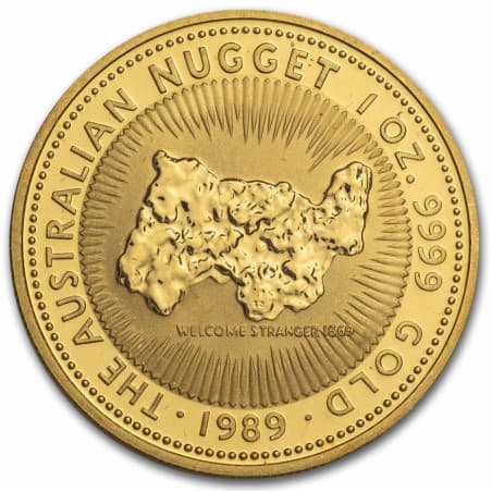 Zlatá mince 1 Oz Australian Nugget 1989