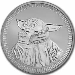 Stříbrná mince 1 Oz Star Wars Grogu - Baby Yoda 2023