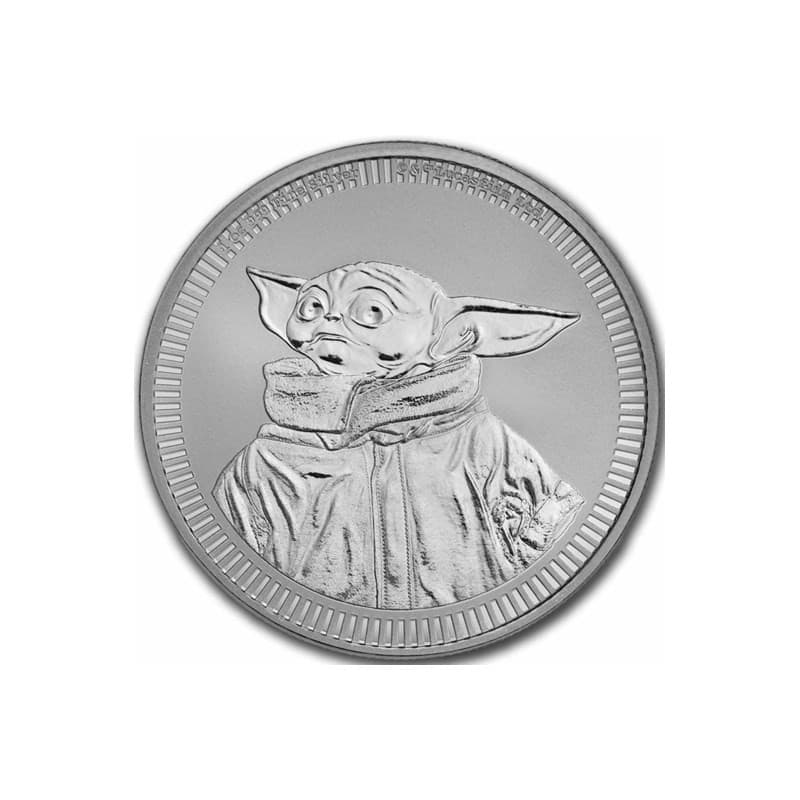 Stříbrná mince 1 Oz Star Wars Grogu - Baby Yoda 2023