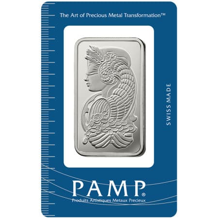 Stříbrný slitek 1 Oz PAMP Lady Fortuna