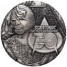 Stříbrná mince 2 Oz Star Trek: The Next Generation 30th Anniversary Worf 2017