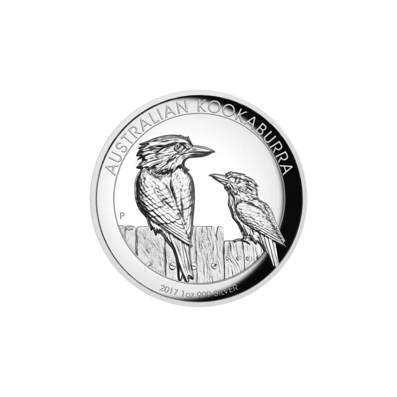 Stříbrná mince 1 Oz Kookaburra 2017 Proof + High Relief