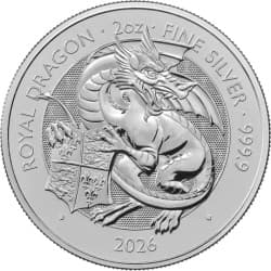 Stříbrná mince 2 Oz The Tudor Beasts Royal Dragon 2026
