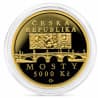 Zlatá mince 1/2 Oz Barokní most v Náměsti nad Oslavou 2012 Proof