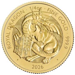 Zlatá mince 1/4 Oz The Tudor Beasts Royal Dragon 2026