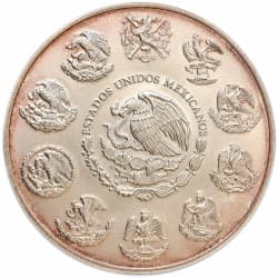 Stříbrná mince 5 Oz Libertad 1999