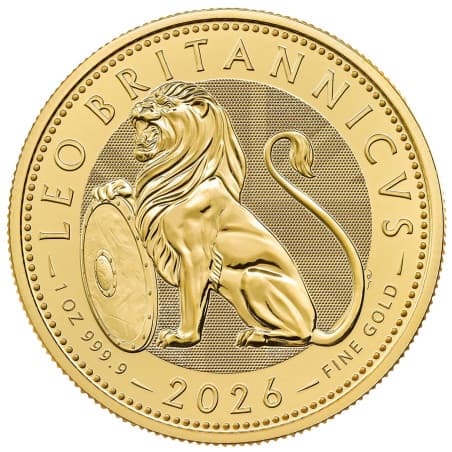Zlatá mince 1 Oz The British Lion 2026