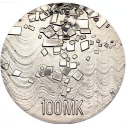 Stříbrná mince 100 Markkaa Independence - 1992 Proof