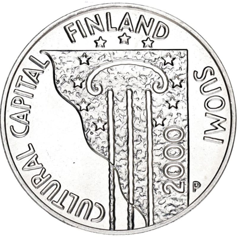 Stříbrná mince 100 Markkaa Helsinki - 2000 Proof