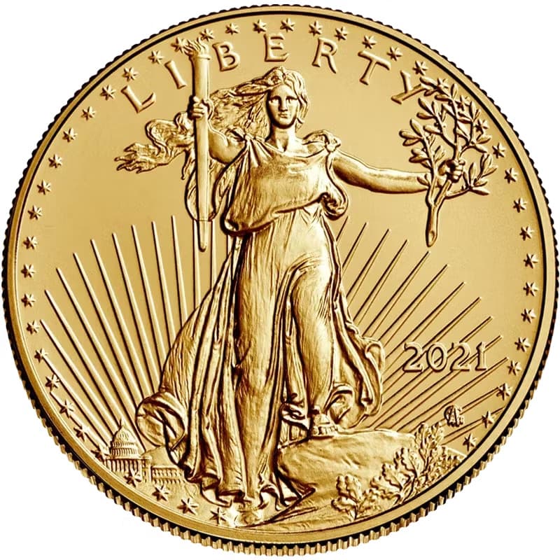 Zlatá mince 1/10 Oz American Eagle různé roky
