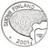 Stříbrná mince 100 Markkaa Aino Ackte - 2001 Proof