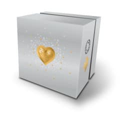 Stříbrná mince 1 Oz Celebrate Love 2026 zlaceno