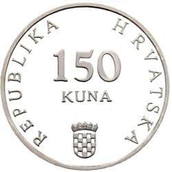 Stříbrná mince 150 Kuna 2006 Winter Olympics - Italy - 2005 Proof