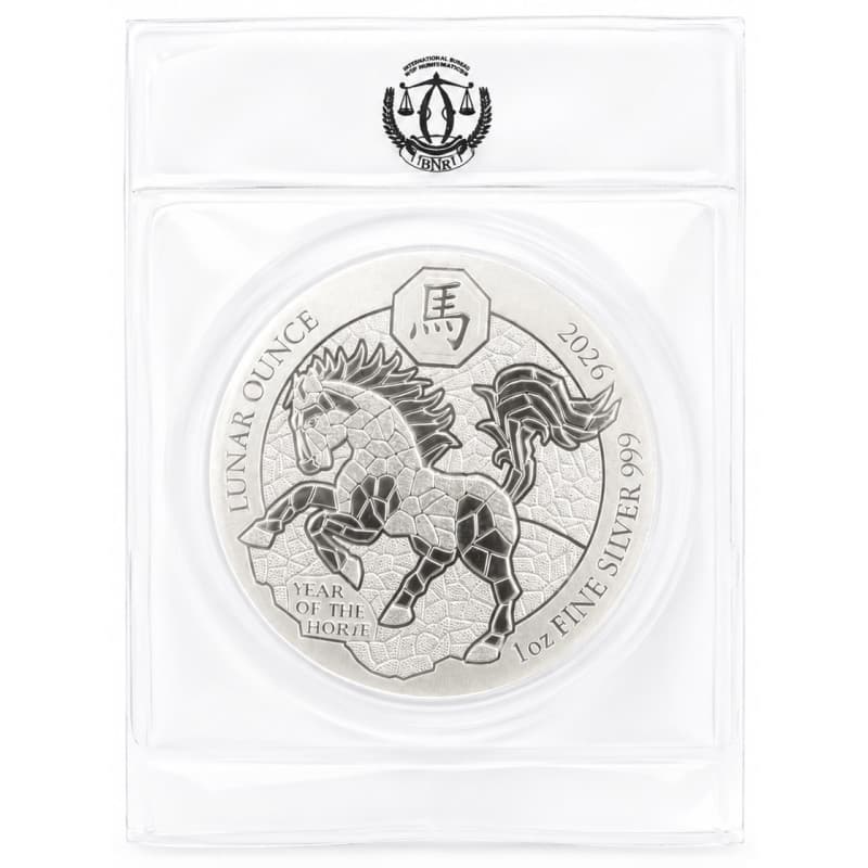 Stříbrná mince 1 Oz Lunar ounce Year of the horse 2026