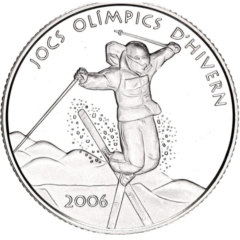 Stříbrná mince 10 Diners XX Winter Olympic Games - 2005 Proof