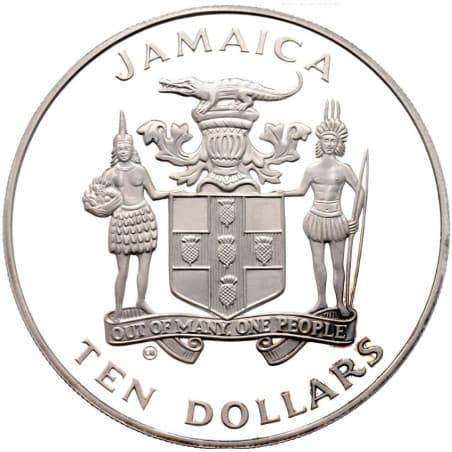 Stříbrná mince 10 Dollars World Cup - 1982 Proof