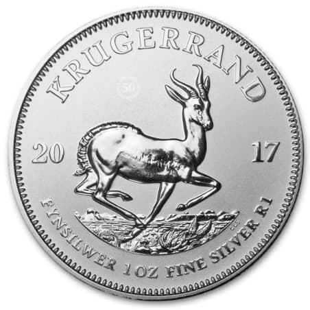Stříbrná mince 1 Oz Krugerrand 2017 - 50. výročí