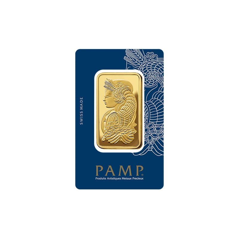 Zlatý slitek 100 g PAMP (nedokonalý obal)