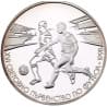Stříbrná mince 500 Leva World Cup, Two Footballers - 1996 Proof