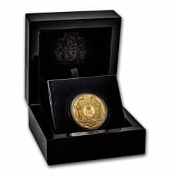 Zlatá mince 1 Oz Platinové výročí Alžběty II. 2022 Proof