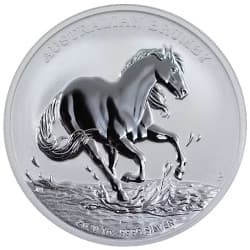 Stříbrná mince 1 Oz Australian Brumby Horse 2020