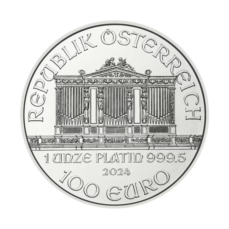 Platinová mince 1 Oz Wiener Philharmoniker 2024