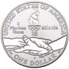 Stříbrná mince 1 Dollar Atlanta Olympics - Track and Field - 1995 Proof
