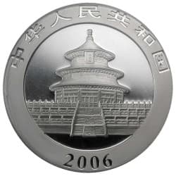 Stříbrná mince 1 Oz China Panda 2006