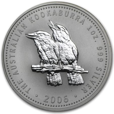 Stříbrná mince 1 Oz Kookaburra 2006