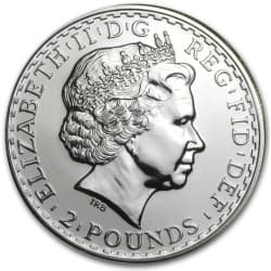 Stříbrná mince 1 Oz Britannia 2009