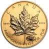 Zlatá mince 1 Oz Maple Leaf poškozená