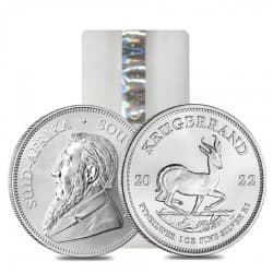Tuba 25 x stříbrná mince 1 Oz Krugerrand aktuální ročník