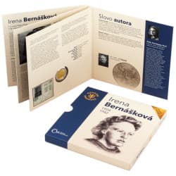 Zlatá mince 1 dukát Národní hrdinové - Irena Bernášková 2021 Proof