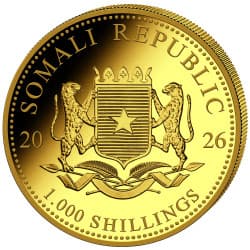 Zlatá mince 1 Oz African Wildlife Elephant 2026