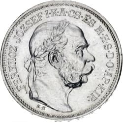 Stříbrná mince 2 Korona FERENCZ JOZSEF I 1913