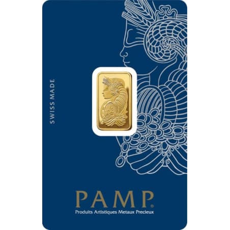 Zlatý slitek 5 g PAMP