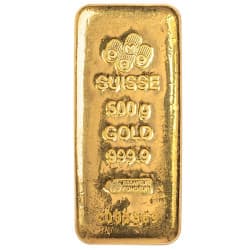 Zlatý slitek 500 g PAMP
